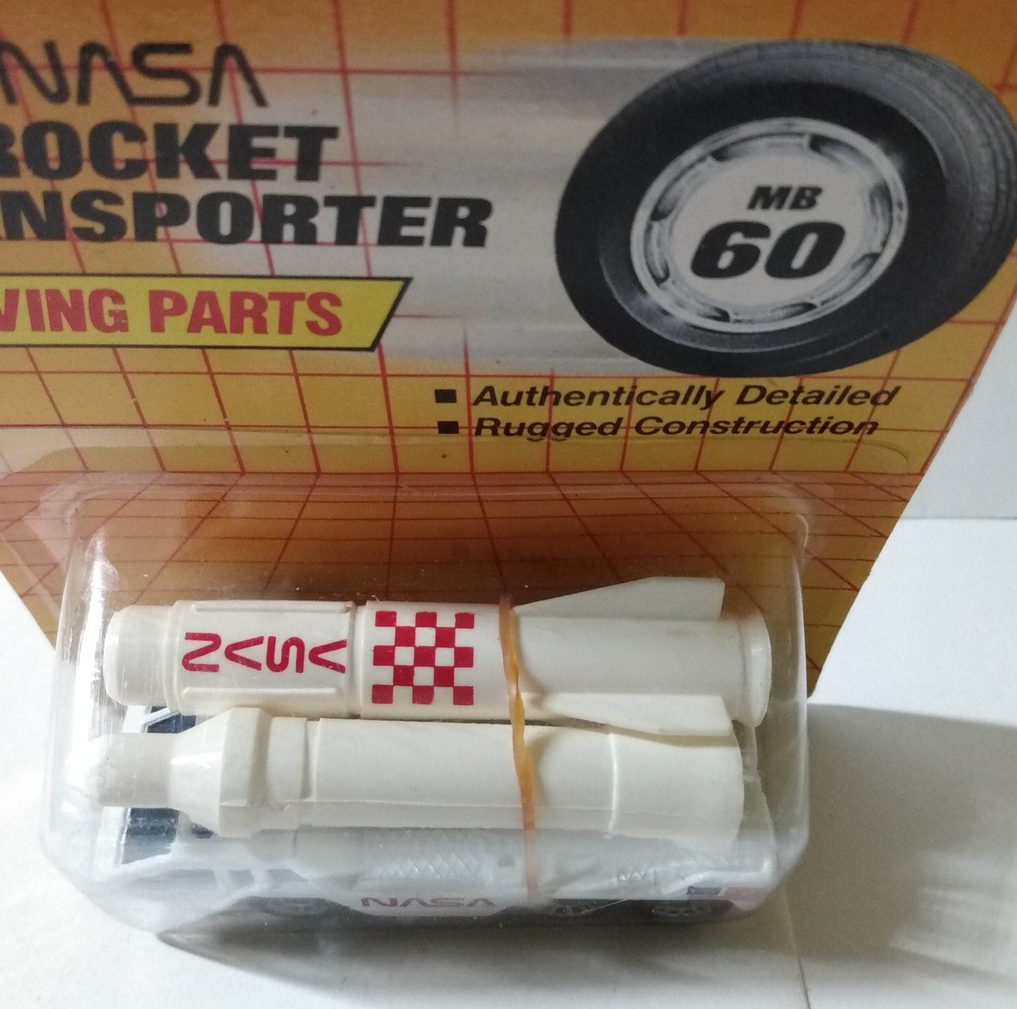 Matchbox 60 NASA Rocket Transporter Diecast Metal Truck 1990 - TulipStuff