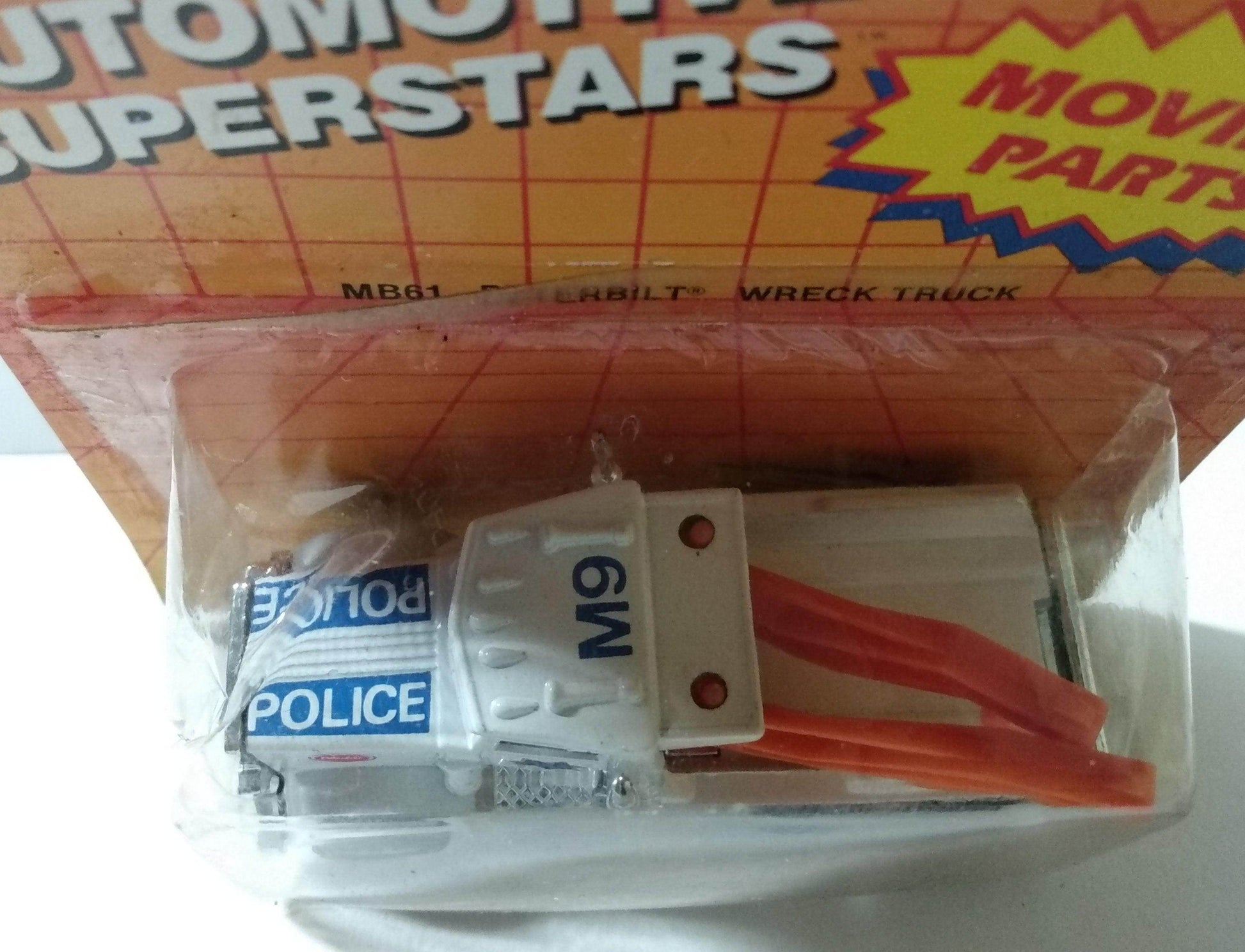 Matchbox 61 Peterbilt Wreck Truck SFPD Police 1987 - TulipStuff