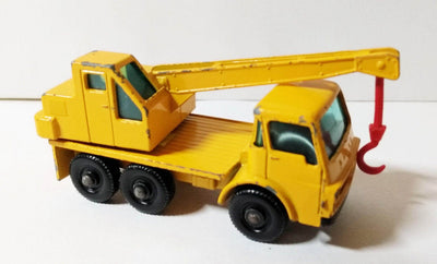 Lesney Matchbox 63 Dodge Crane Truck Construction Toy 1968 England - TulipStuff