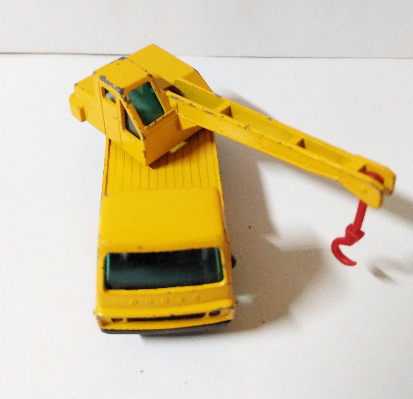 Lesney Matchbox 63 Dodge Crane Truck Construction Toy 1968 England - TulipStuff