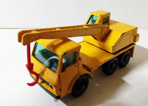 Lesney Matchbox 63 Dodge Crane Truck Construction Toy 1968 England - TulipStuff