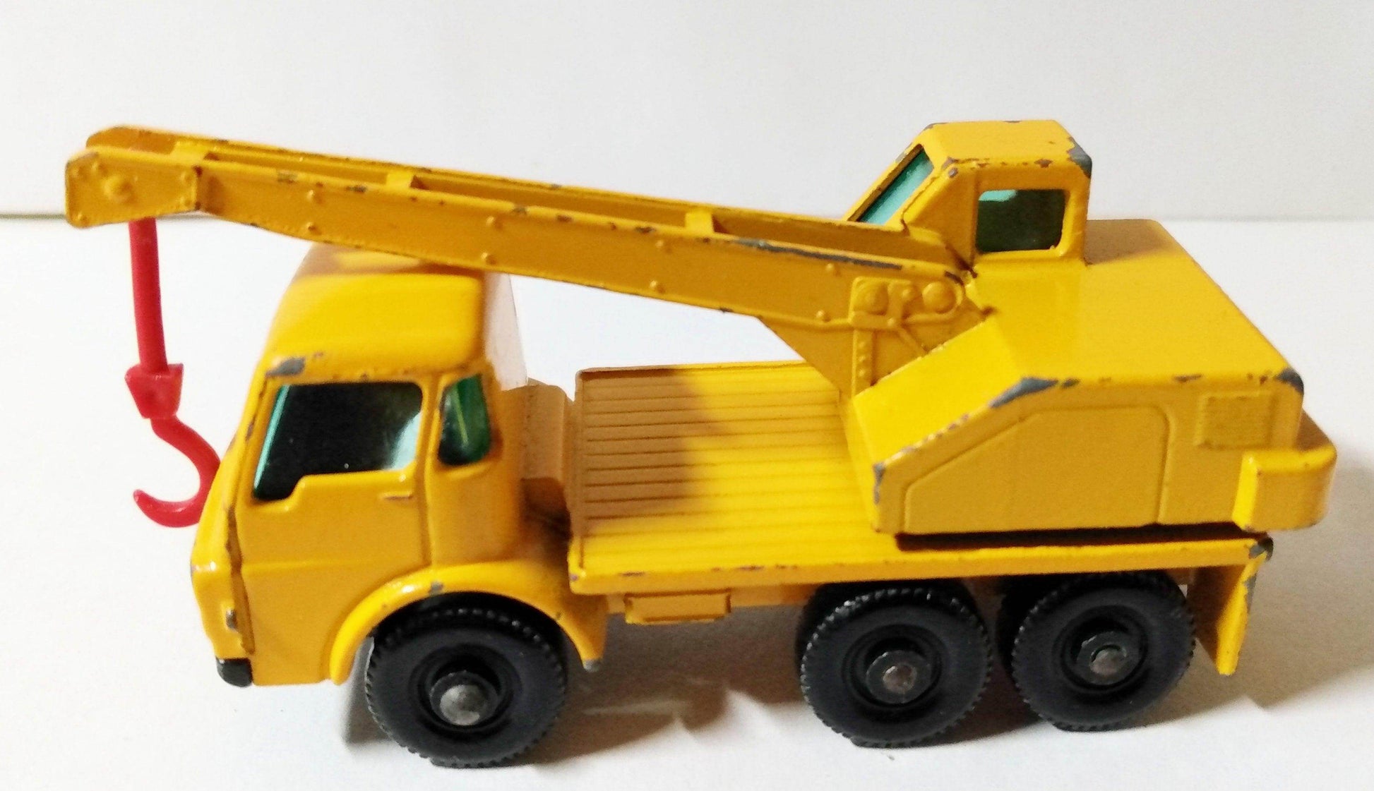 Lesney Matchbox 63 Dodge Crane Truck Construction Toy 1968 England - TulipStuff