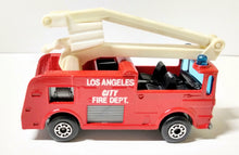 Load image into Gallery viewer, Matchbox 63 Snorkel Fire Truck Los Angeles Fire Dept 1981 England - TulipStuff
