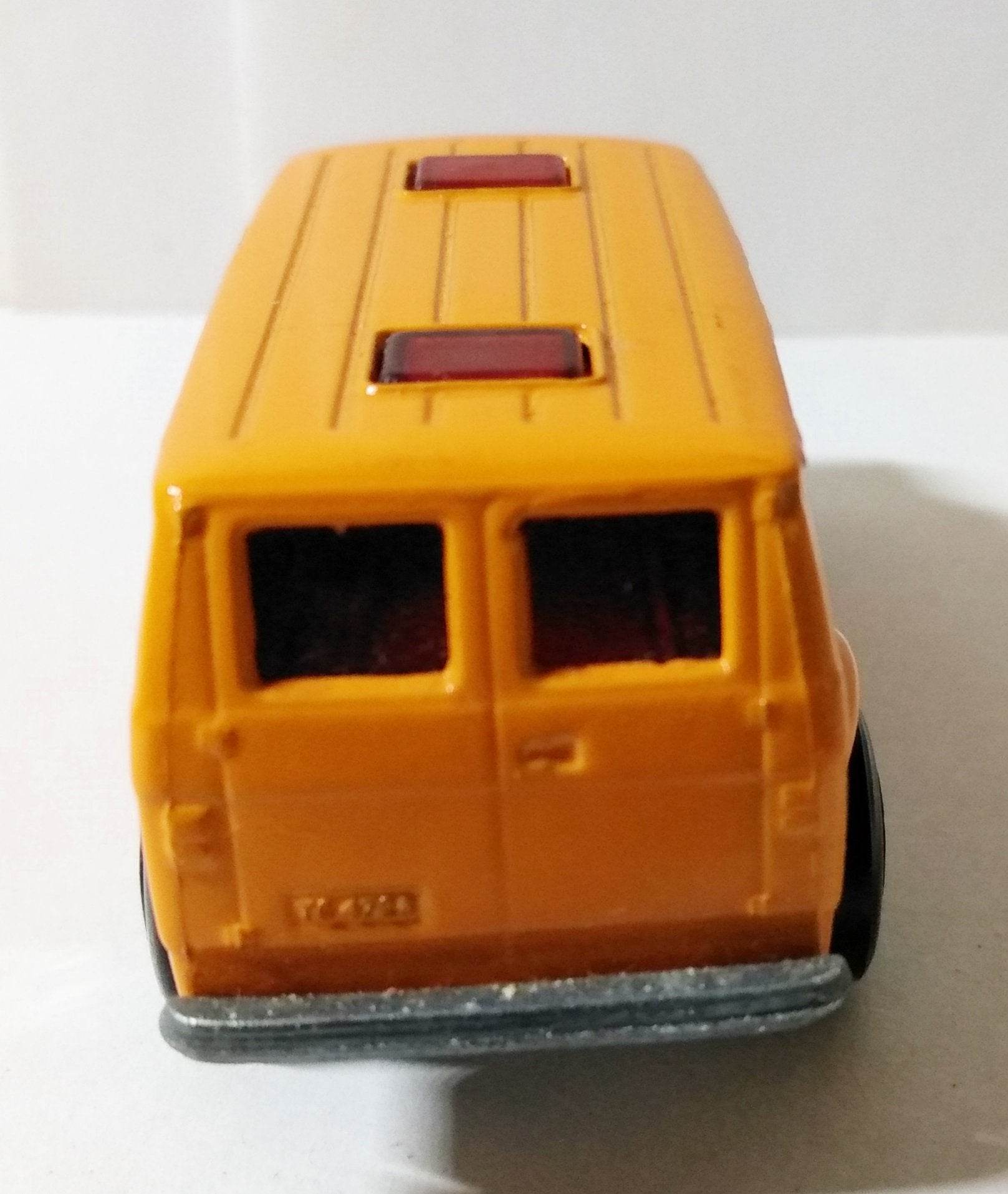 Lesney Matchbox 68 Chevy Van Superfast England 1979 Orange - TulipStuff