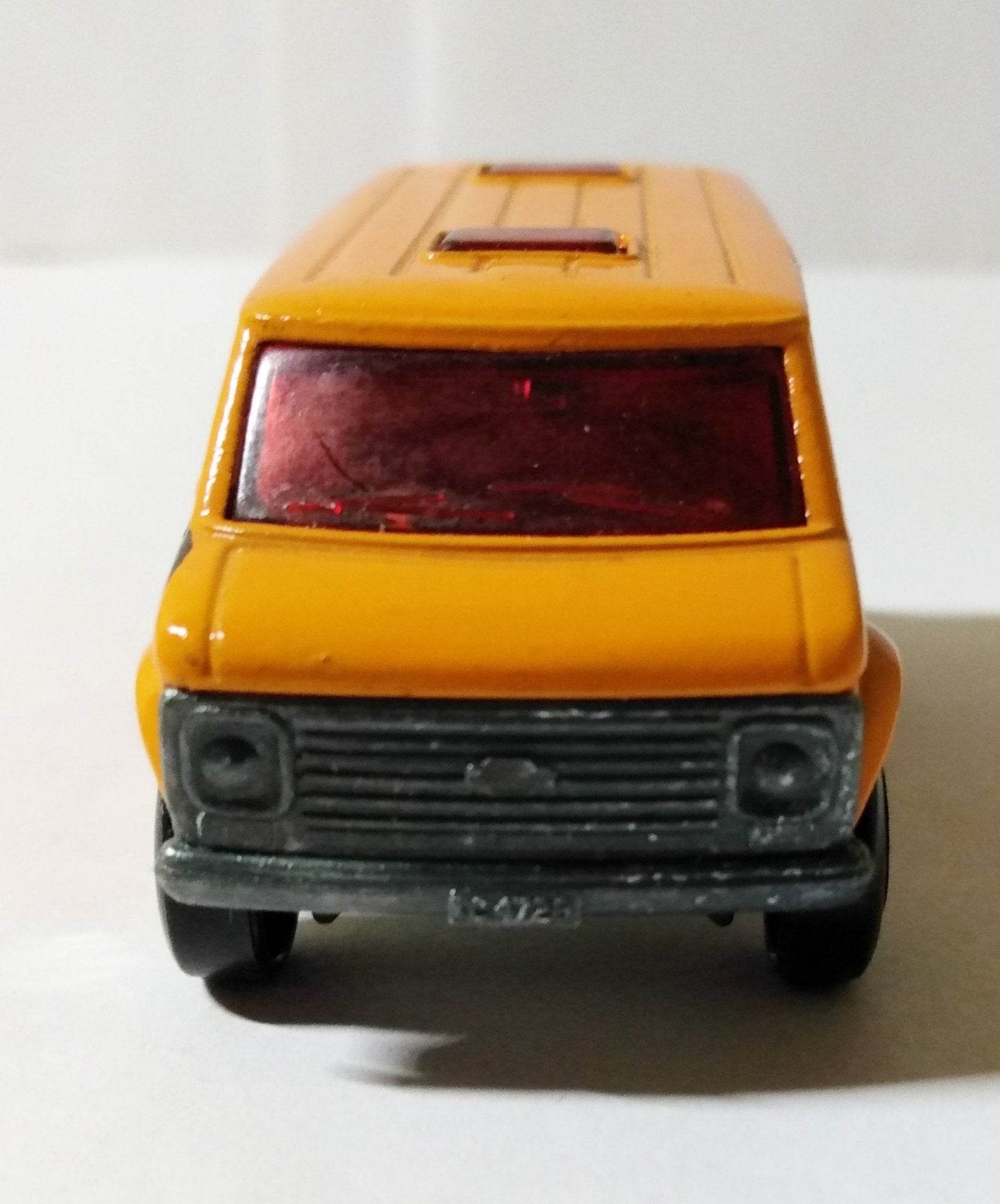 Lesney Matchbox 68 Chevy Van Superfast England 1979 Orange - TulipStuff