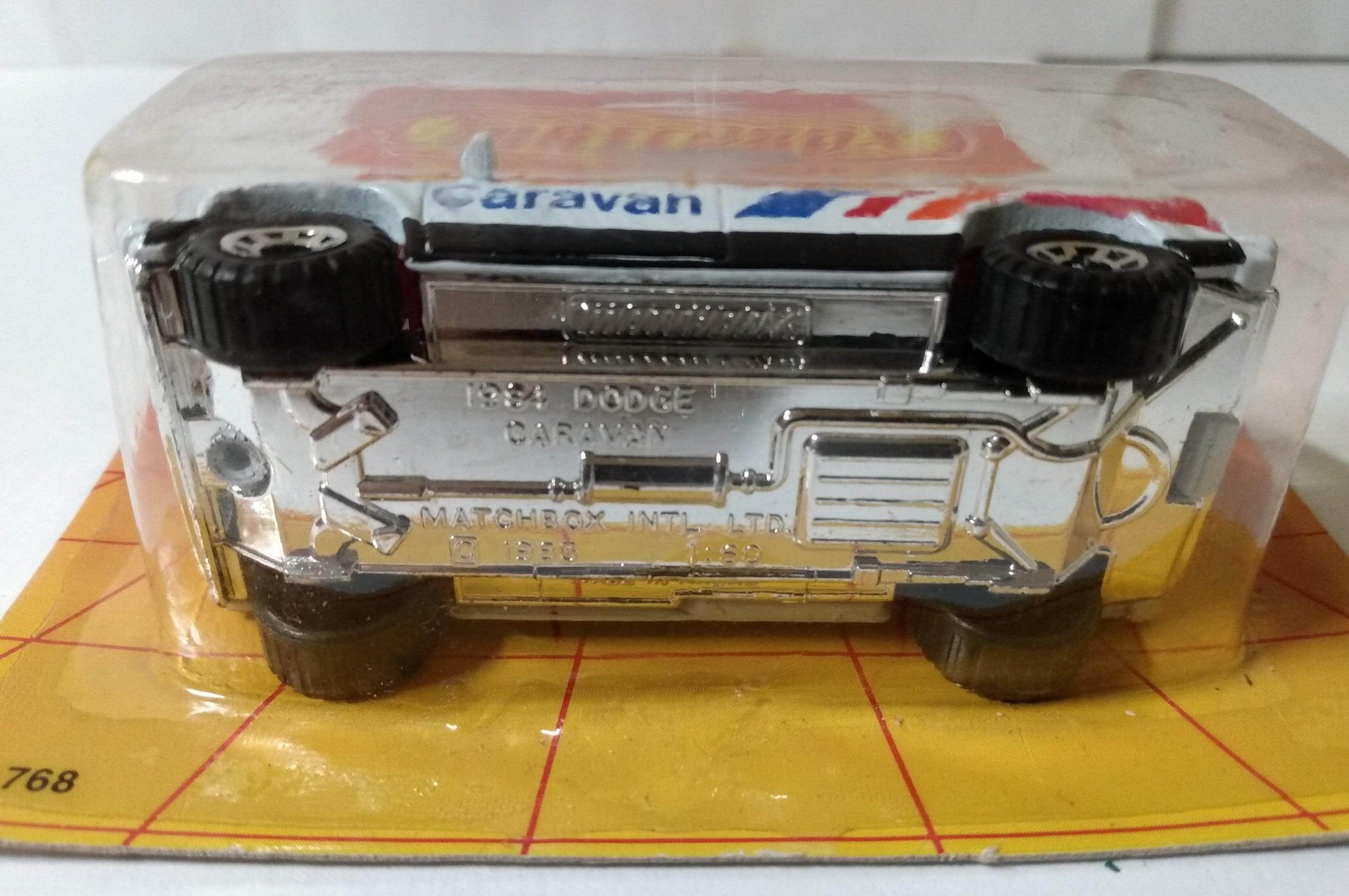 Matchbox 68 1984 Dodge Caravan Vintage Diecast Metal Macau - TulipStuff