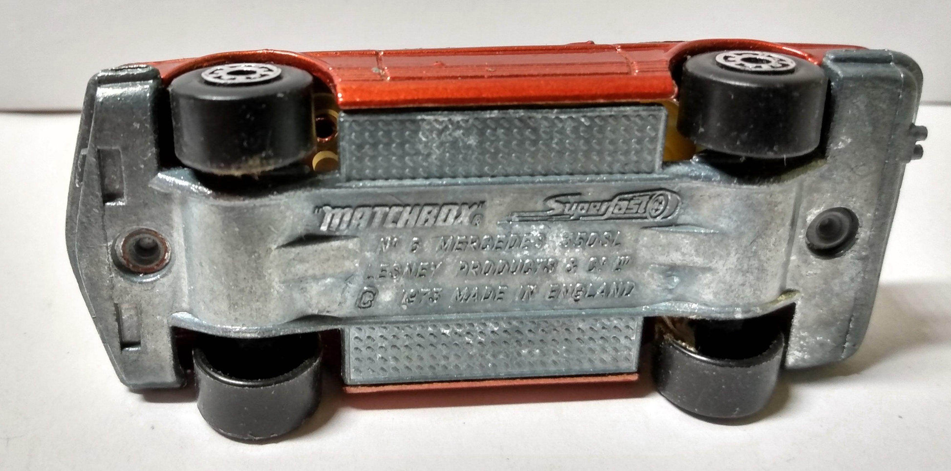 Lesney Matchbox No 6 Mercedes 350SL Superfast England 1973 - TulipStuff