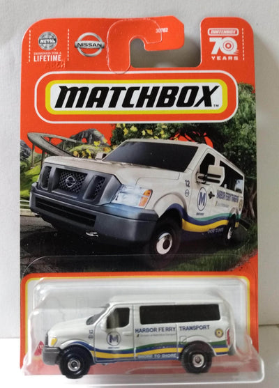 Matchbox 2023 MB71 - 2014 Nissan NV Van Harbor Ferry Transport - TulipStuff