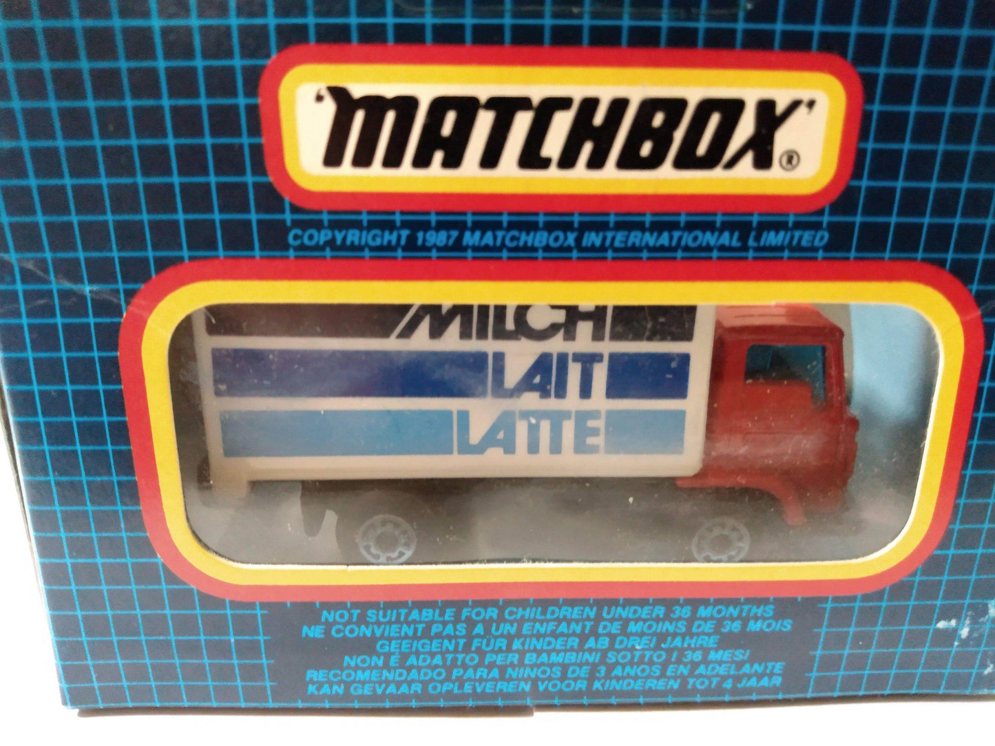 Matchbox MB72 Kellogg's Milch Lait Latte Dodge Delivery Truck 1986 - TulipStuff