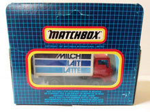 Load image into Gallery viewer, Matchbox MB72 Kellogg&#39;s Milch Lait Latte Dodge Delivery Truck 1986 - TulipStuff

