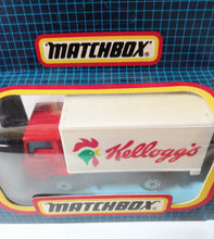 Load image into Gallery viewer, Matchbox MB72 Kellogg&#39;s Milch Lait Latte Dodge Delivery Truck 1986 - TulipStuff
