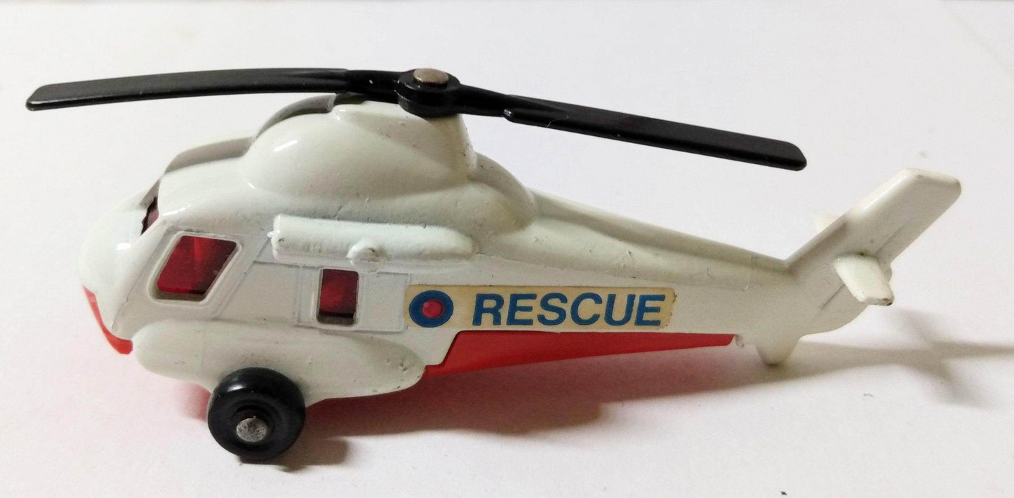 Lesney Matchbox 75 Seasprite Rescue Helicopter 1977 England - TulipStuff