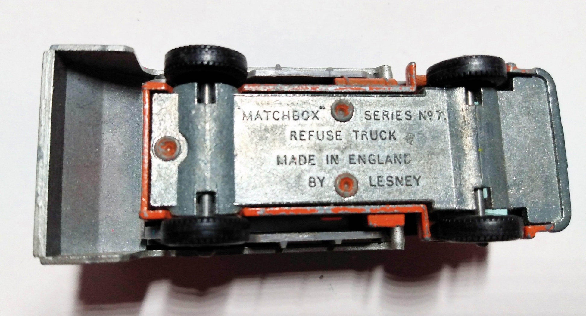 Lesney Matchbox No 7 Ford Refuse Garbage Truck 1966 England - TulipStuff