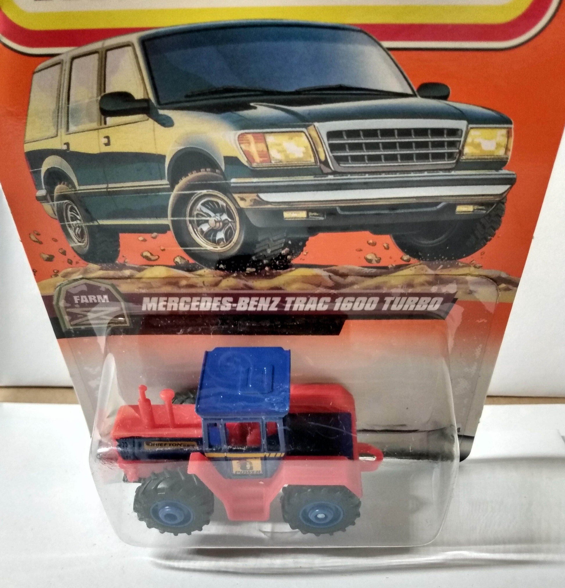 Matchbox Farm Series Mercedes-Benz Trac 1600 Turbo Tractor 1998 - TulipStuff