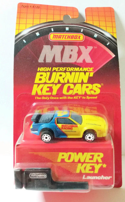 Matchbox MBX Burnin' Key Cars Pontiac Firebird Trans Am 1986 - TulipStuff