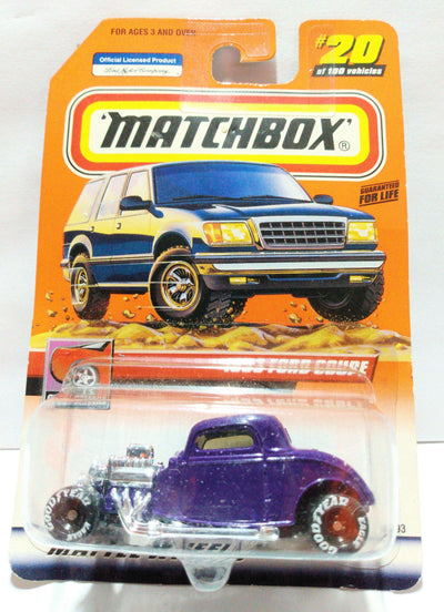 Matchbox Great Drivers Series 1933 Ford Coupe Diecast Car - TulipStuff