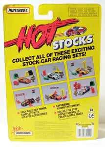 Matchbox Hot Stocks Pit-Stop Action Playset Champion Lumina 1992 - TulipStuff