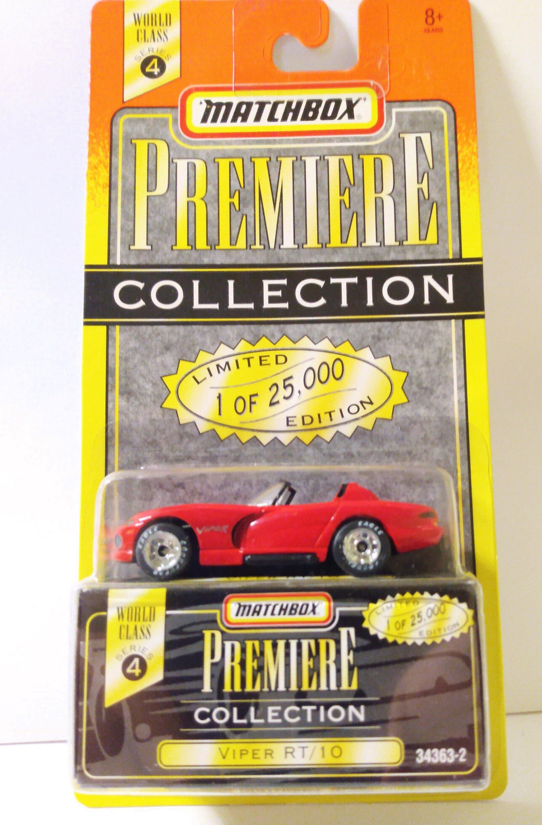 Matchbox Premiere Collection Dodge Viper RT/10 Ltd Edition 1995 - TulipStuff