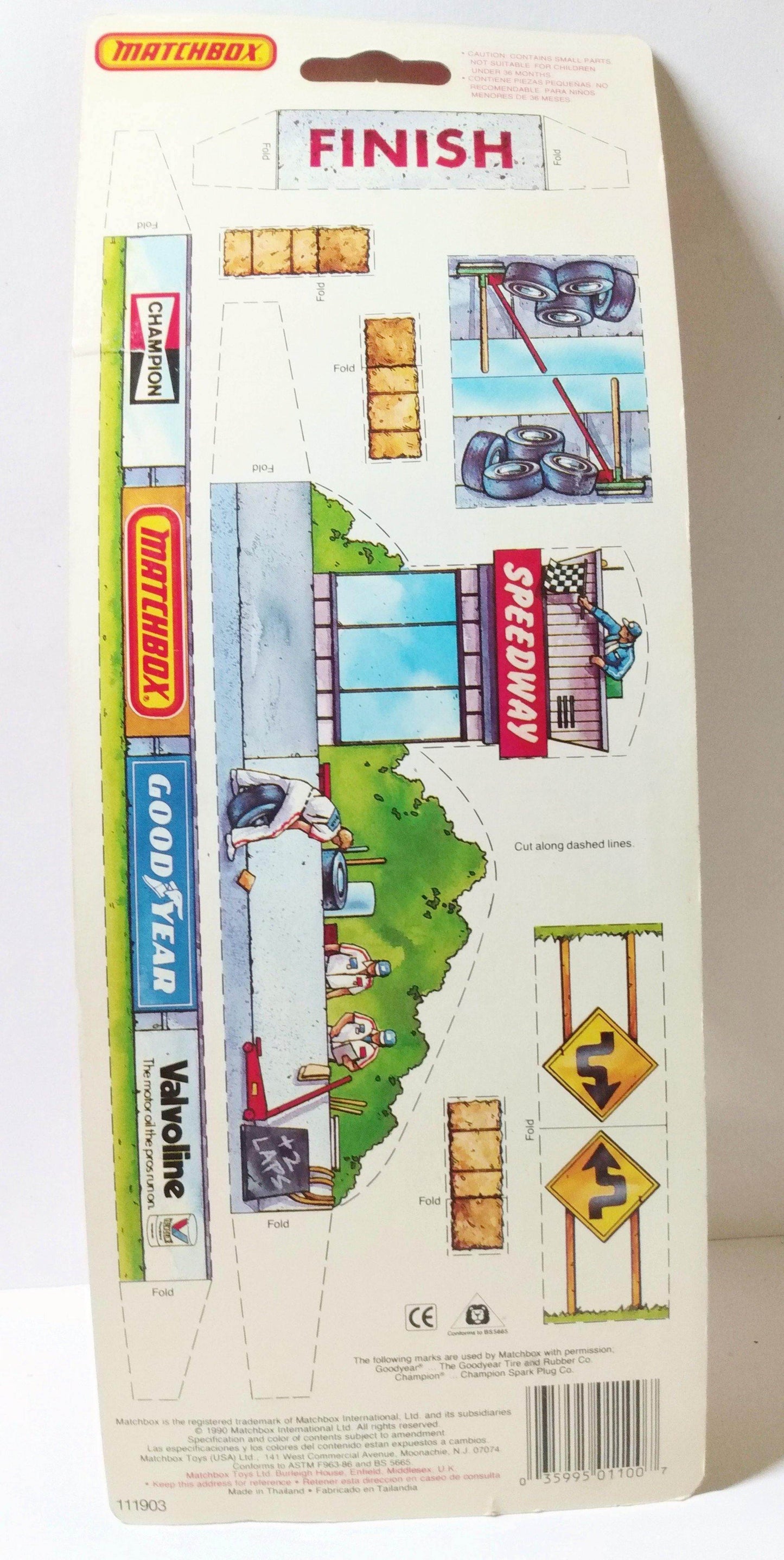 Matchbox Sports Racers Gift Set 1990 Porsche Grand Prix Racer F1 Racer - TulipStuff