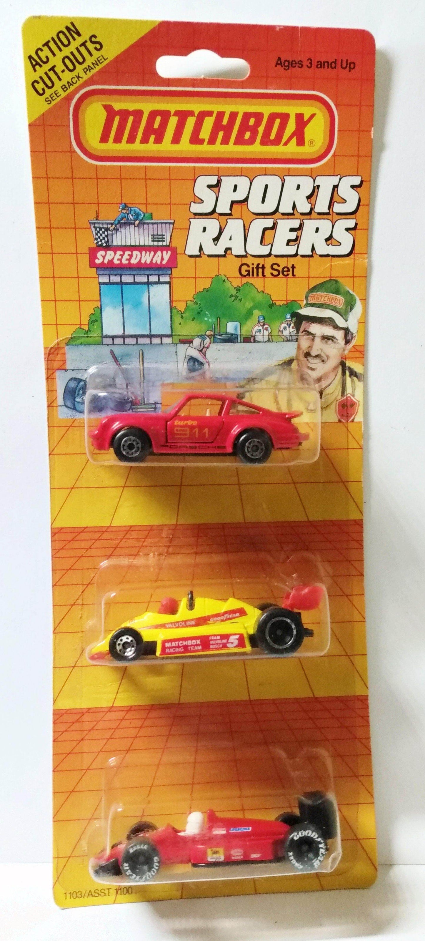 Matchbox Sports Racers Gift Set 1990 Porsche Grand Prix Racer F1 Racer - TulipStuff