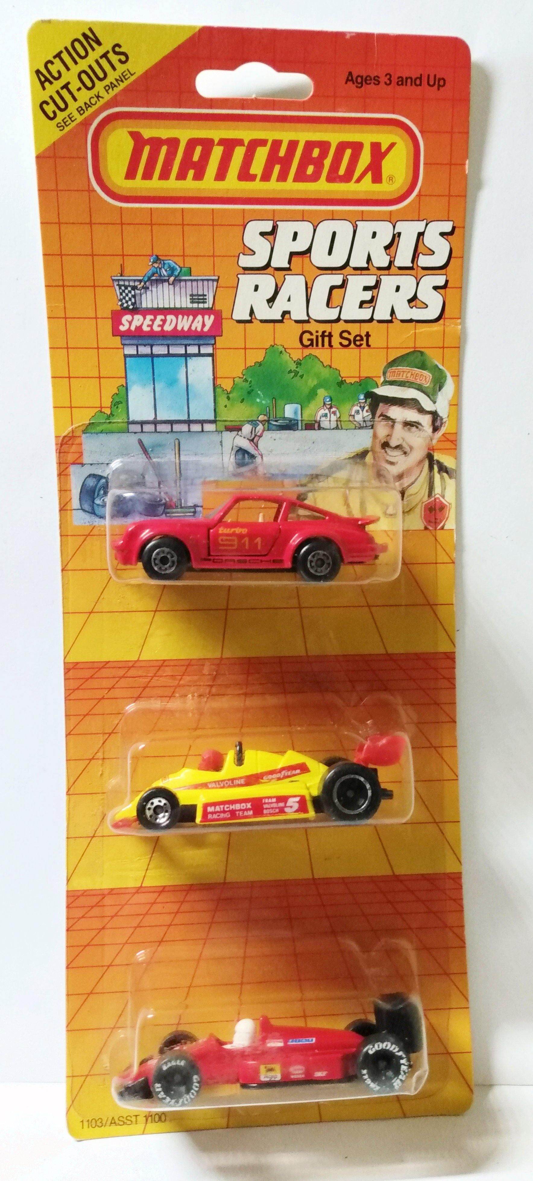 Matchbox Sports Racers Gift Set 1990 Porsche Grand Prix Racer F1 Racer - TulipStuff