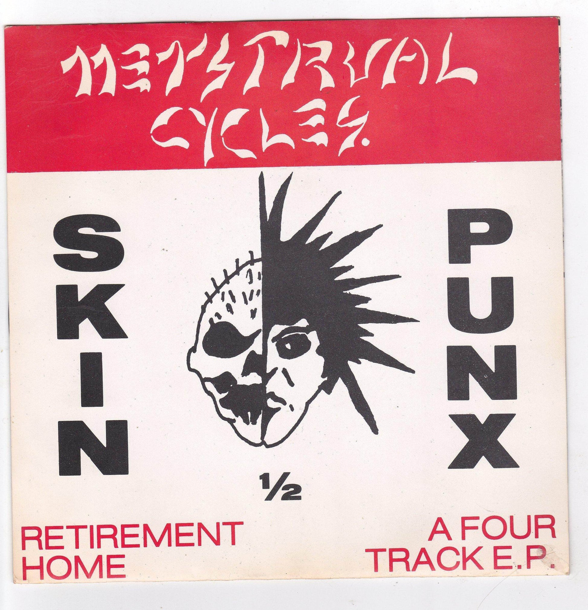 Menstrual Cycles Retirement Home 7" EP Vinyl Record Punk Oi 1983 - TulipStuff