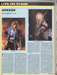 Metal Hammer Magazine May 1986 Germany Judas Priest Black Sabbath Dio - TulipStuff