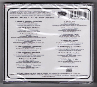 Metalmeister Volume 3 Metal Blade Records Compilation CD 1998 - TulipStuff