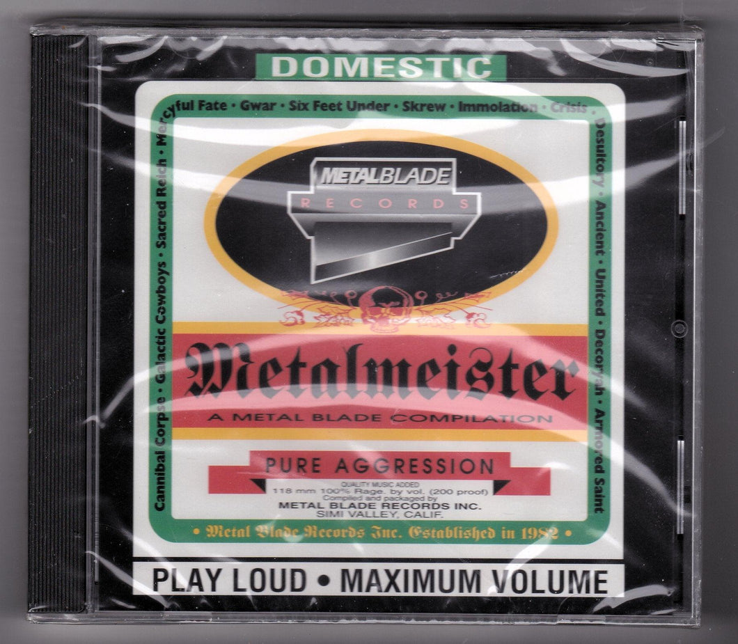 Metalmeister Domestic Metal Blade Records Compilation CD 1996 - TulipStuff