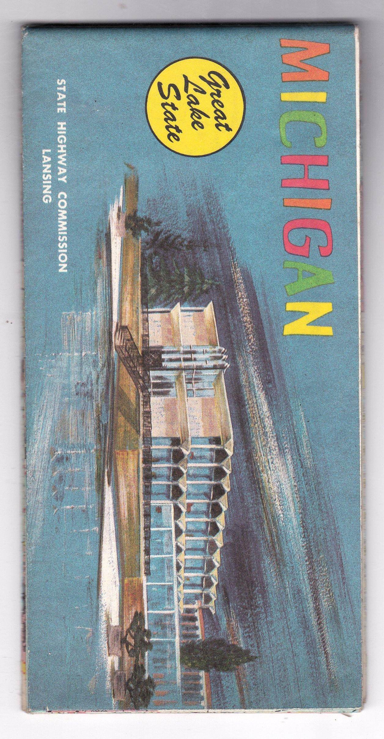 Michigan 1968 Official State Highway Department Road Map - TulipStuff