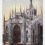 Milano Il Duomo parte posteriore Cathedral 1912 Postcard Italy - TulipStuff
