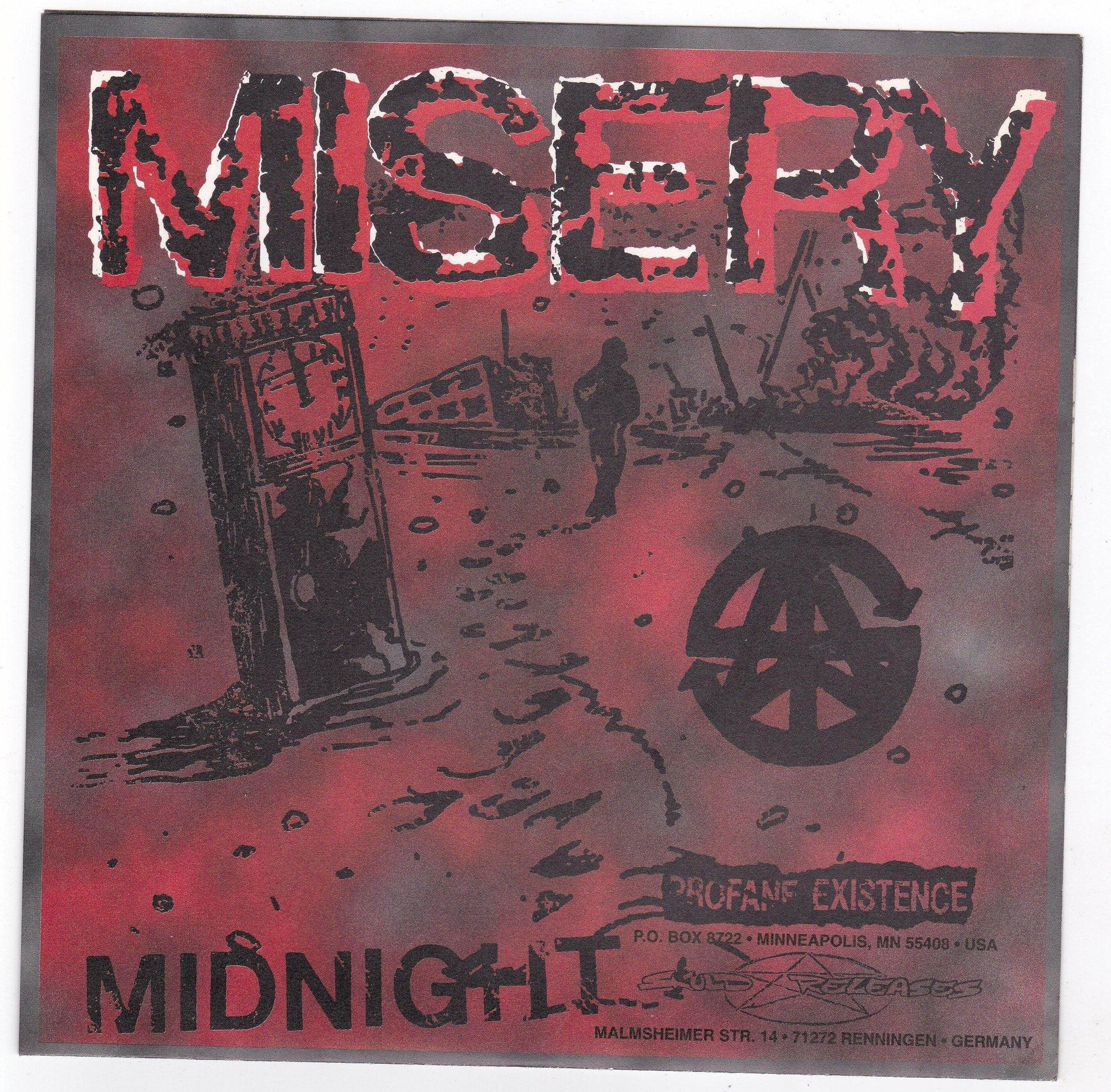 Misery Next Time Purple Vinyl 7" 1996 Minneapolis Crust Punk - TulipStuff