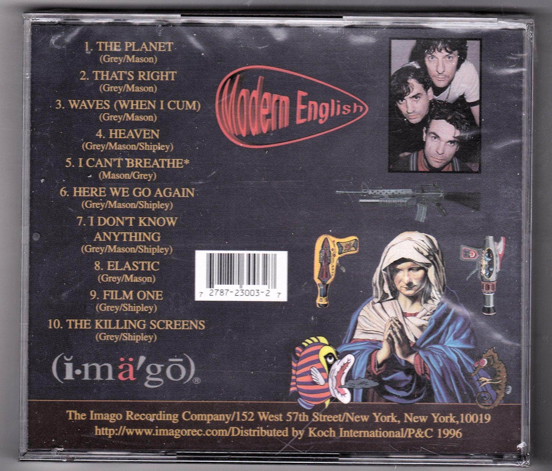 Modern English Everything Is Mad New Wave Synthpop Album CD 1996 - TulipStuff