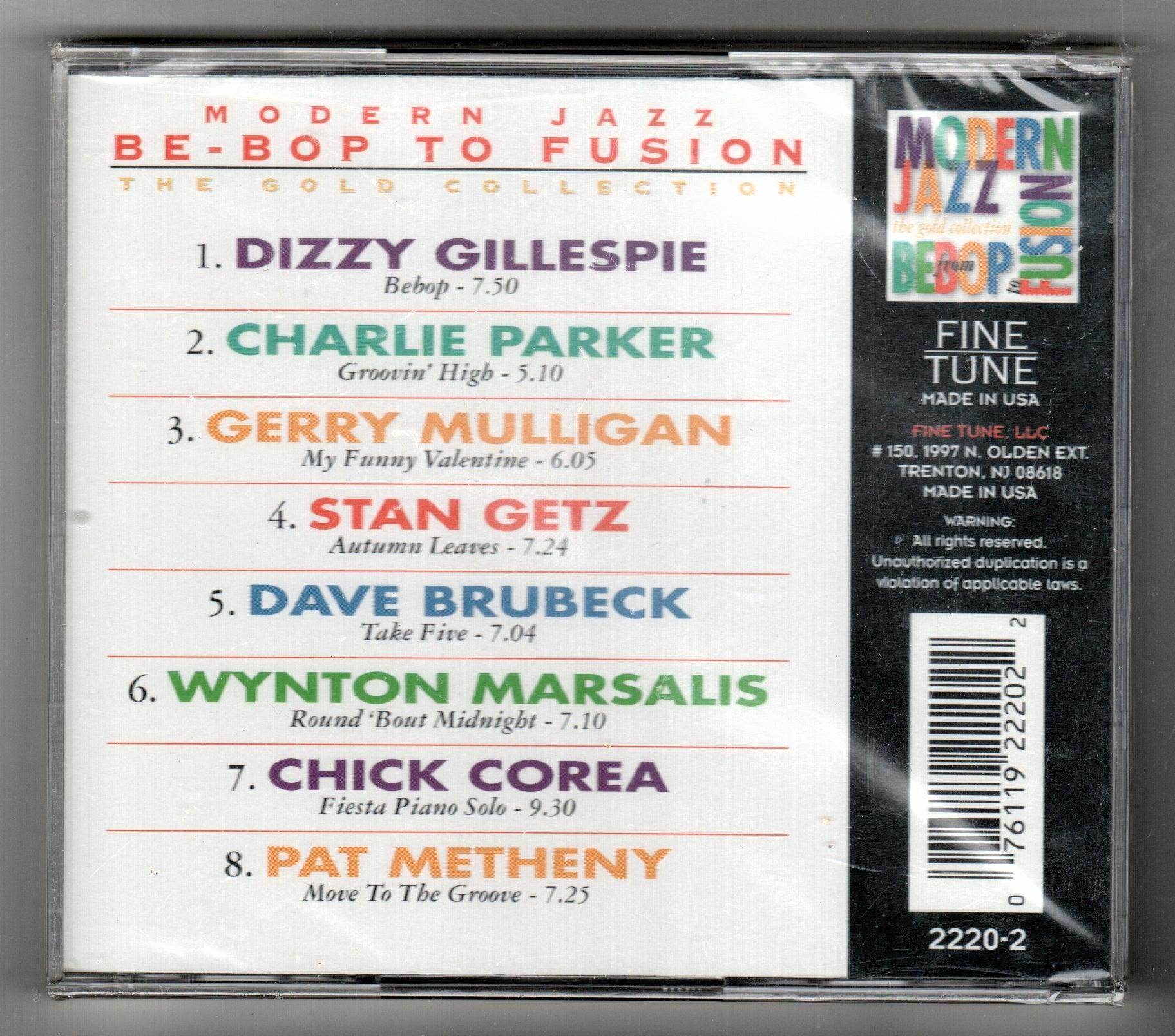 The Gold Collection: Modern Jazz Be-Bop To Fusion Album CD 1998 - TulipStuff