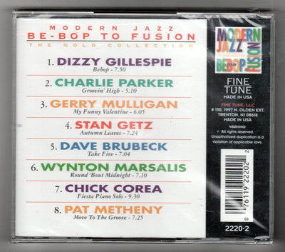 The Gold Collection: Modern Jazz Be-Bop To Fusion Album CD 1998 - TulipStuff