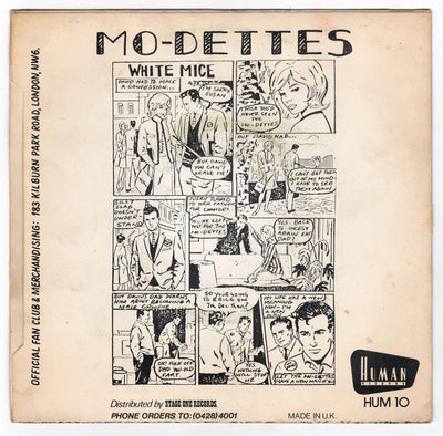 Mo-dettes Kray Twins b/w White Mice 7" Vinyl Record UK Punk 1981 - TulipStuff