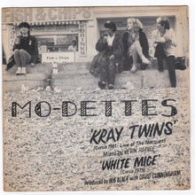 Load image into Gallery viewer, Mo-dettes Kray Twins b/w White Mice 7&quot; Vinyl Record UK Punk 1981 - TulipStuff
