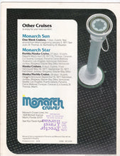Load image into Gallery viewer, Monarch Cruise Lines ss Monarch Star 1977 Caribbean Cruise Brochure - TulipStuff
