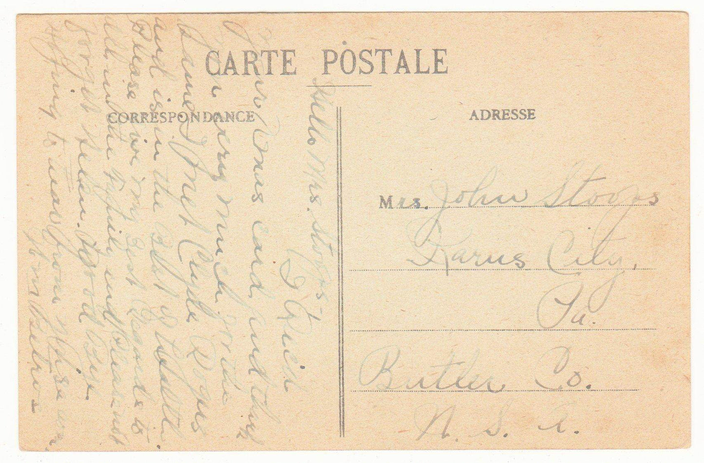 Mont St Michel Vue Generale Cote Est France Postcard 1910's - TulipStuff