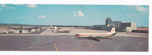 Montreal Dorval Airport Trans-Canada Airlines Vickers Vanguard 1960's - TulipStuff