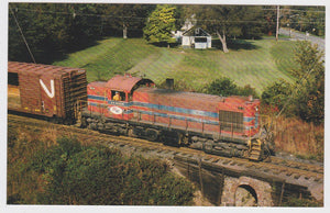 Morristown and Erie ALCO R51 Diesel Locomotive Hanover NJ 1978 - TulipStuff
