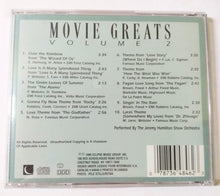 Load image into Gallery viewer, Movie Greats Volume Two Performed By Jeremy Hamilton Orchestra CD 1995 - TulipStuff
