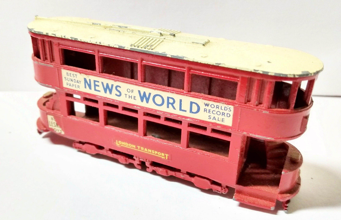 Lesney Matchbox Models of Yesteryear Y3 1907 London E Class Tram Car - TulipStuff