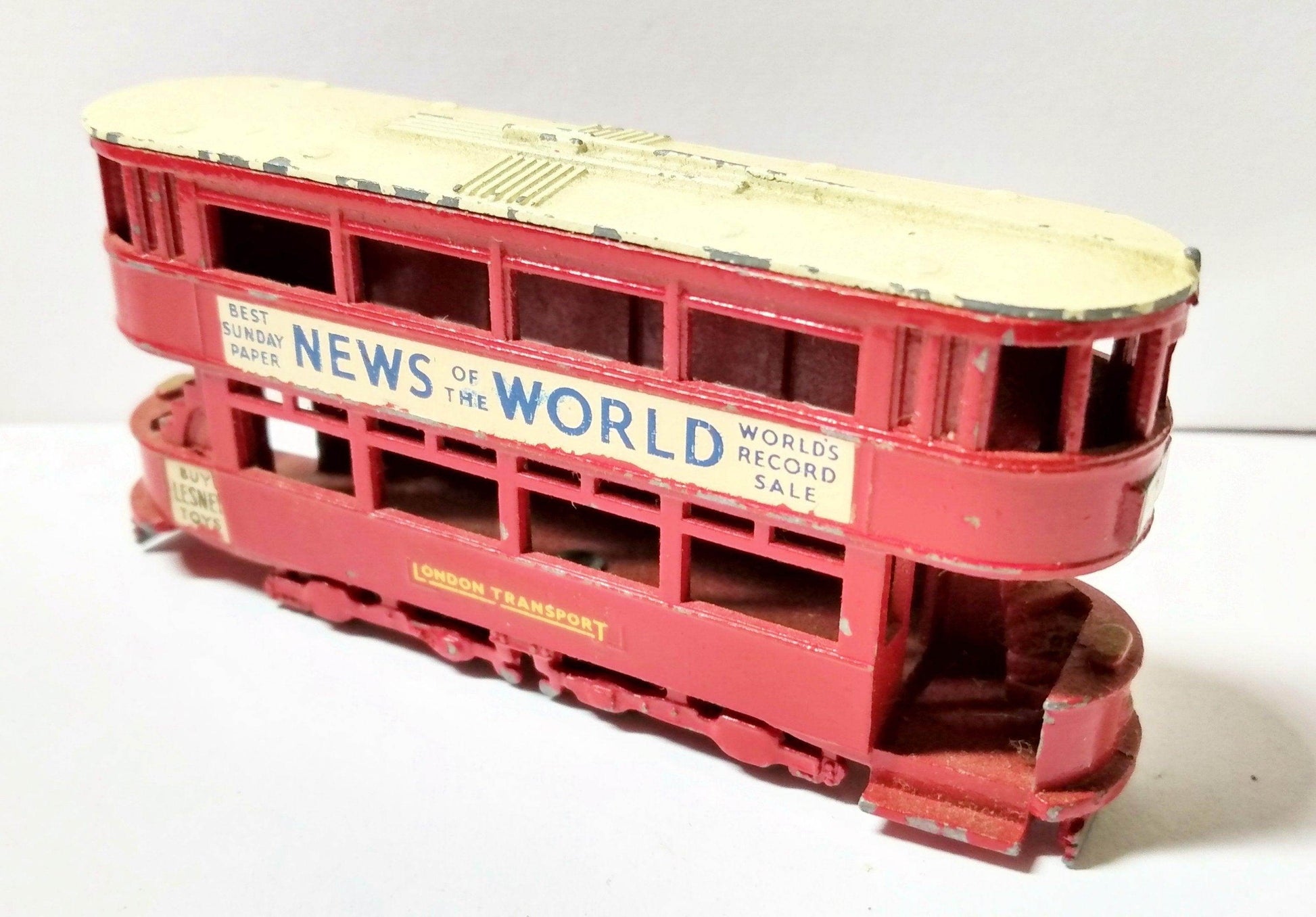 Lesney Matchbox Models of Yesteryear Y3 1907 London E Class Tram Car - TulipStuff