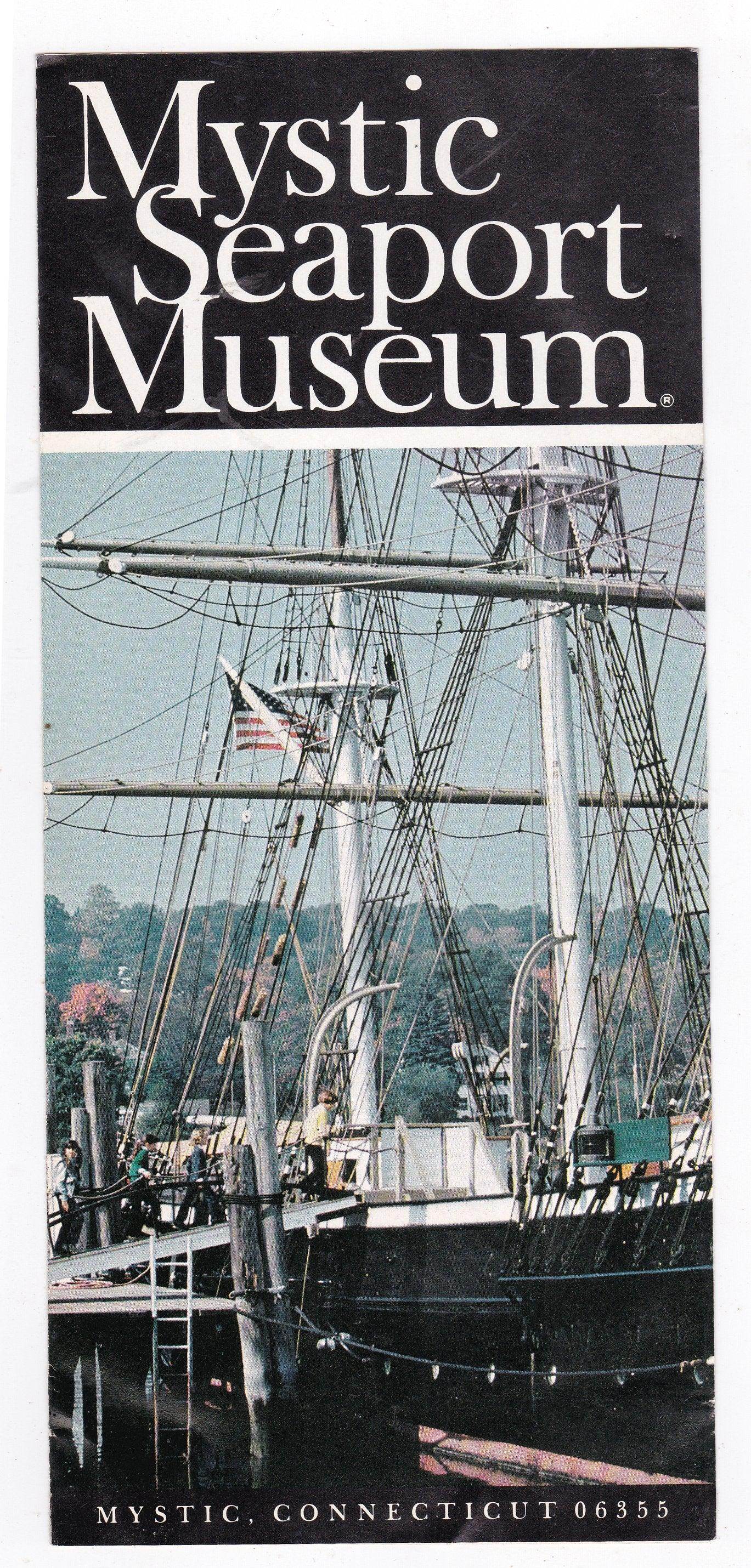 Mystic Seaport Museum Connecticut Late 1970's Brochure - TulipStuff