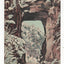 Natural Bridge In Winter Virginia Linen Postcard 1940's - TulipStuff