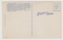 Load image into Gallery viewer, Natural Bridge In Winter Virginia Linen Postcard 1940&#39;s - TulipStuff
