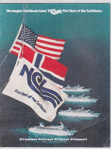 Norwegian Caribbean Lines NCL 1979-1980 Caribbean Cruises Brochure - TulipStuff
