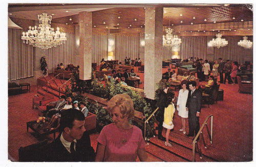 New Lobby At Mount Airy Lodge Mt Pocono Pennsylvania 1970 - TulipStuff