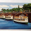 New Welch Fleet Cruise Boats Soo Locks Sault Ste Marie Michigan 1950's - TulipStuff